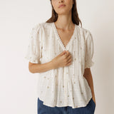 INDI & COLD - Camisa - Crudo Floral