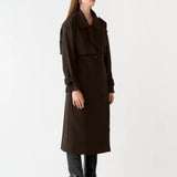 ESMAEE - Metro Trench Coat - Chocolate