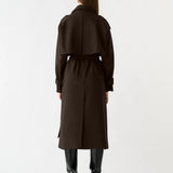 ESMAEE - Metro Trench Coat - Chocolate