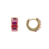 Fairley - Pink Ombre Crystal Huggies