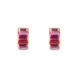 Fairley - Pink Ombre Crystal Huggies