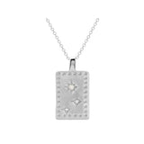 MURKANI - Into the Light - Rectangle Necklace | Silver