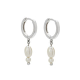 MURKANI - Petites - Double Pearl Huggies | Silver