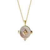 MURKANI - MOP Oval Necklace | Gold
