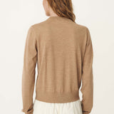 ROWIE - Maeve Merino Spring Cardigan - Fawn Marle