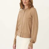 ROWIE - Maeve Merino Spring Cardigan - Fawn Marle