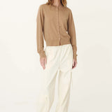 ROWIE - Maeve Merino Spring Cardigan - Fawn Marle