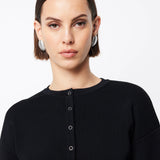 MOSSMAN - Manhattan Cardigan - Black