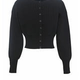 MOSSMAN - Manhattan Cardigan - Black