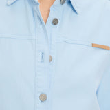KIVARI - Marla Denim Shirt - Sky