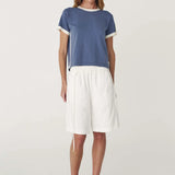 ROWIE - Maryanne Longline Shorts - Bone