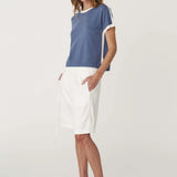 ROWIE - Maryanne Longline Shorts - Bone