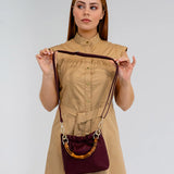 ARLINGTON MILNE - Mimi Xbody - Burgandy