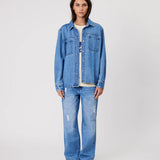 REMAIN - Effie Shirt - Mid Blue