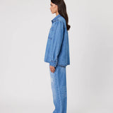 REMAIN - Effie Shirt - Mid Blue
