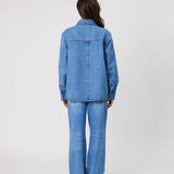 REMAIN - Effie Shirt - Mid Blue