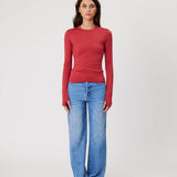 REMAIN - Alba Long Sleeve Tee - Brick