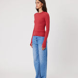 REMAIN - Alba Long Sleeve Tee - Brick