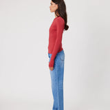 REMAIN - Alba Long Sleeve Tee - Brick