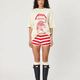 REMAIN - Leopard Tee - Ivory