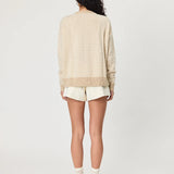 REMAIN - Tali Cardigan - Latte Stripe
