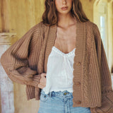SPELL - Mulberry Knit Cardigan - Toasted Almond