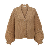 SPELL - Mulberry Knit Cardigan - Toasted Almond