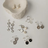 MURKANI - Halcyon - Small Pearl Earrings | Silver