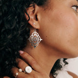 MURKANI - Gypsy Earrings | Silver
