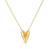 SATYA - Infinitely Loved Heart Necklace | Gold