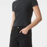 NOBODY DENIM - Baby Tee - Black