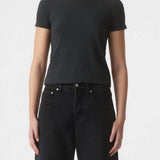 NOBODY DENIM - Baby Tee - Black