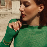FAIRLEY - Bubble Pave Midi Hoop