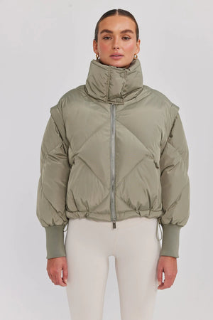 Toast Society - Neptune Puffer Jacket/Vest - Olive