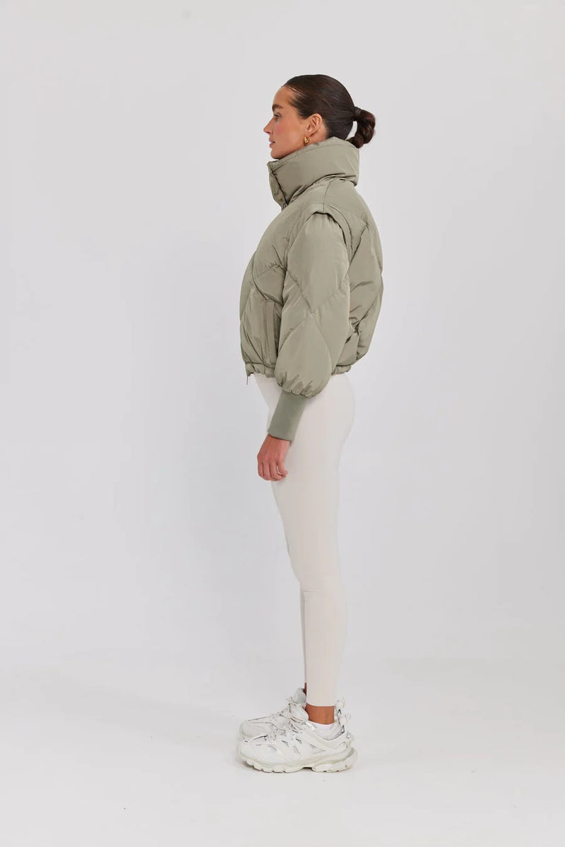 Toast Society - Neptune Puffer Jacket/Vest - Olive