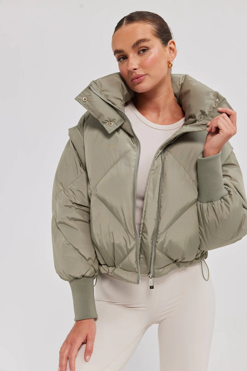 Toast Society - Neptune Puffer Jacket/Vest - Olive