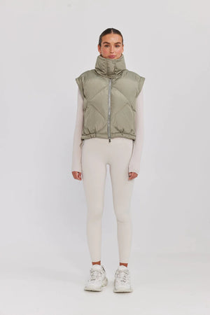 Toast Society - Neptune Puffer Jacket/Vest - Olive