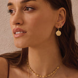 MURKANI -Connected - Night Sky Hoop Earrings | Gold
