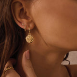 MURKANI -Connected - Night Sky Hoop Earrings | Gold