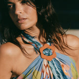 SPELL - Oceana Travel Scarf - Sea Blue