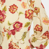 KIVARI - Odessa Sleeved Mini Dress - Butter / Red