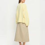 KIVARI - Odette Crew Neck Jumper - Butter
