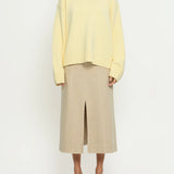 KIVARI - Odette Crew Neck Jumper - Butter