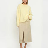 KIVARI - Odette Crew Neck Jumper - Butter