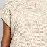 KIVARI - Olesia Knit Vest - Cream