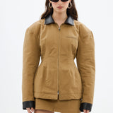 BUBISH - Olivia Cinched Country Jacket - Tan