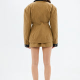 BUBISH - Olivia Cinched Country Jacket - Tan