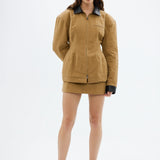 BUBISH - Olivia Cinched Country Jacket - Tan
