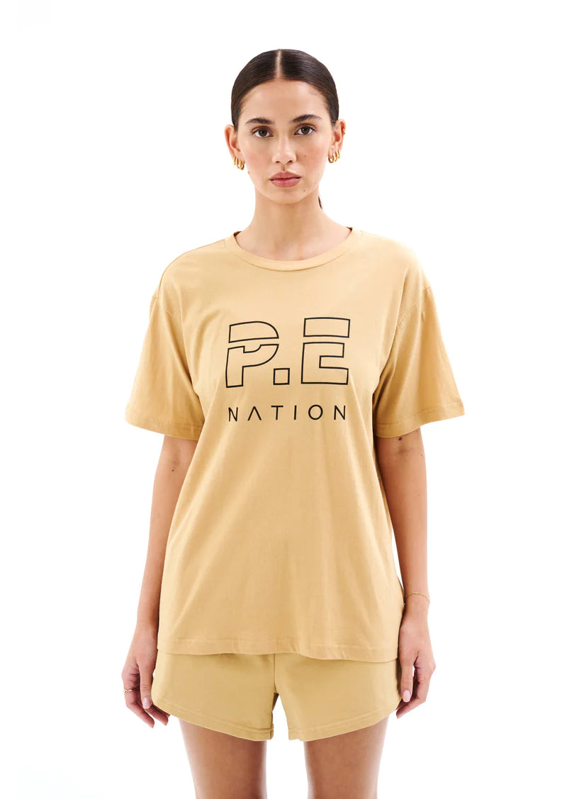 P.E Nation - Heads Up Tee - Sand