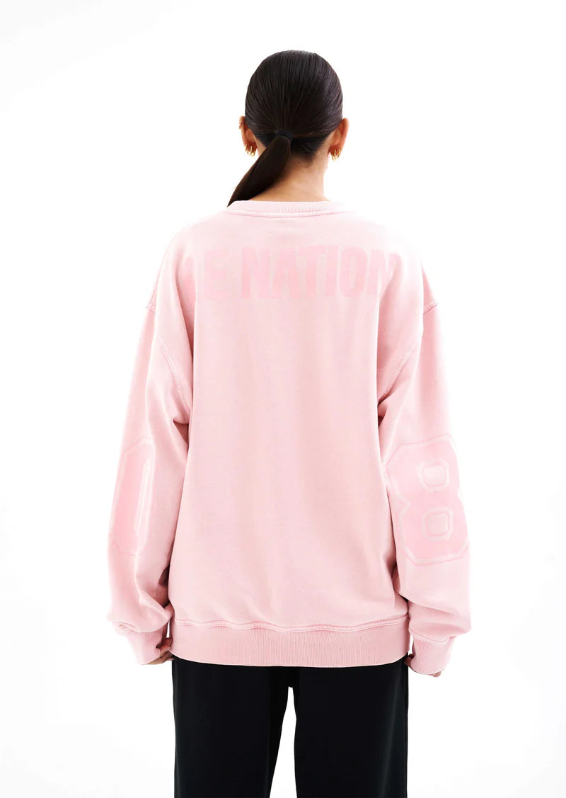P.E Nation - Backfield Sweater - Flamingo Pink